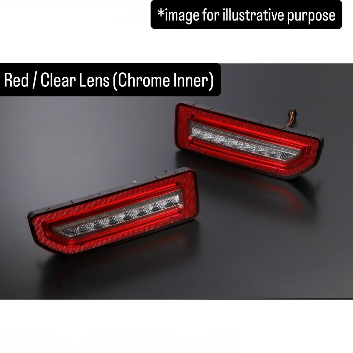 JB64W/JB74W/JC74W Full LED Tail Light Left & Right Set Ver.2 for Suzuki Jimny / Jimny Nomade (4lens Options, Switchable Sequential Turn Signals)