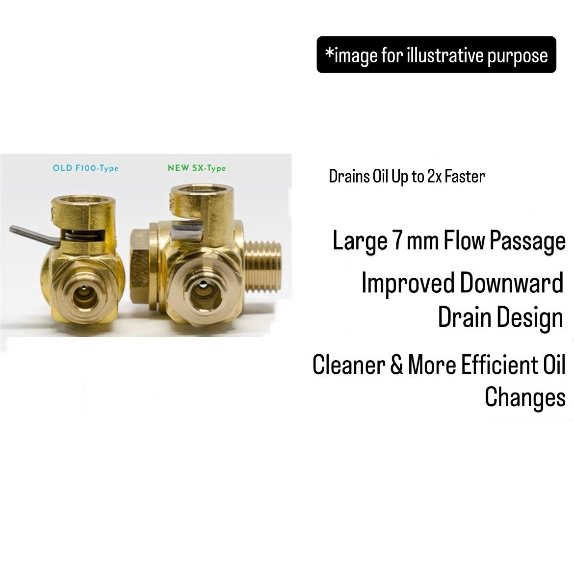 U42T (Engine:3G83) Eco Oil Drain Valve (FUMOTO) for Mitsubishi Minicab (Quick Oil Change Valve)