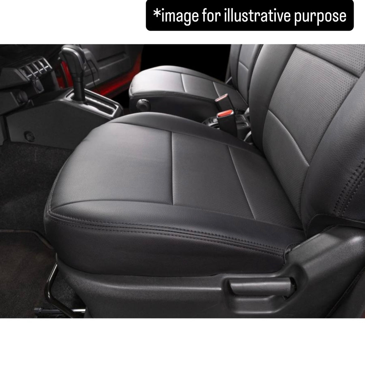 JB64W Dimple Seat Cover Full Set for Suzuki Jimny (50/50 Split Rear Seat, 2 Colors)