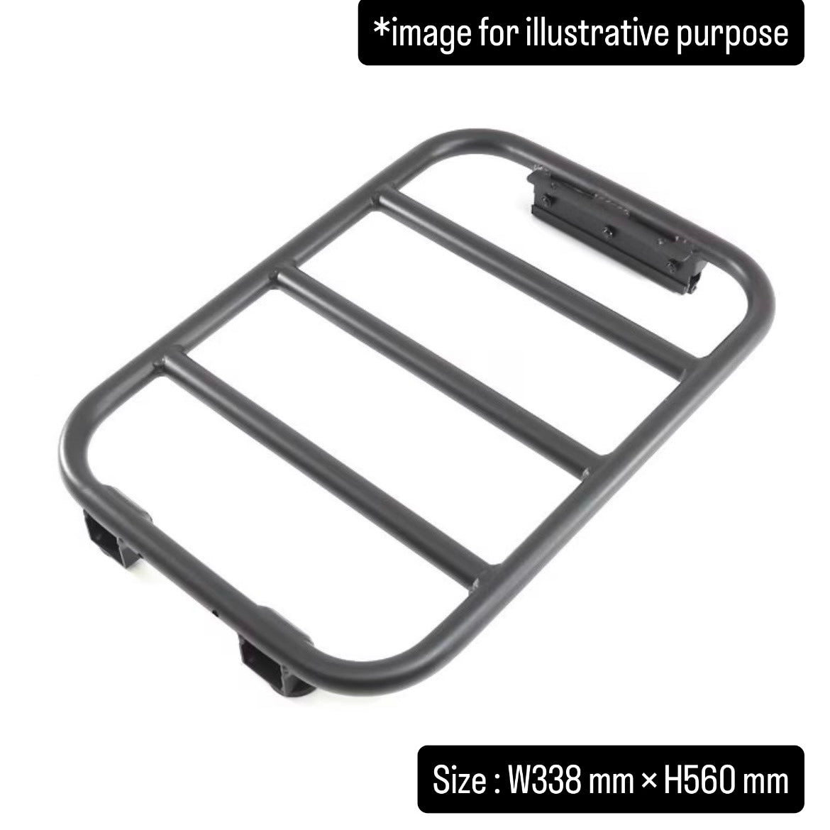 JB64W/JB74W/JC74W Aluminum Side Ladder for Suzuki Jimny / Jimny Sierra / Jimny Nomade (Lightweight Off-Road Style / Black / Model Year:July.2018 onward)