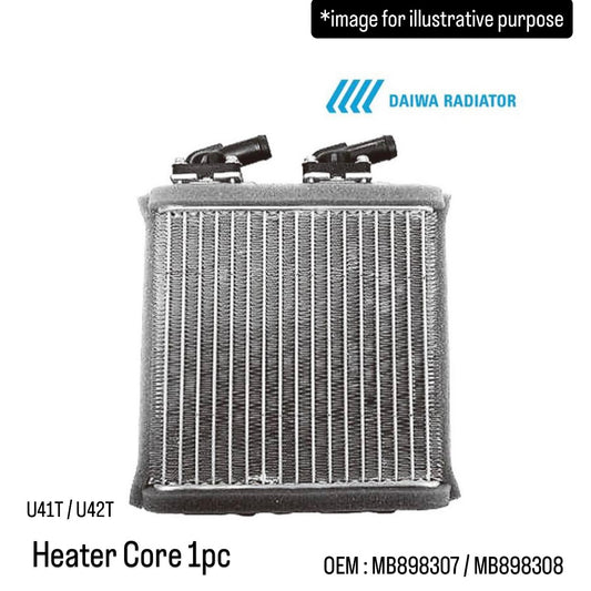 U41T/U42T Heater Core (DAIWA) for Mitsubishi Minicab (OEM:MB898307/MB898308)