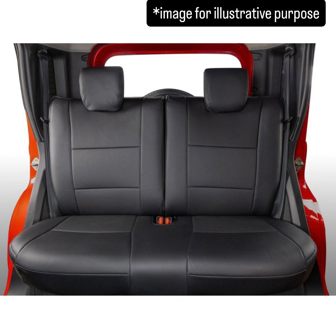 JB64W Dimple Seat Cover Full Set for Suzuki Jimny (50/50 Split Rear Seat, 2 Colors)