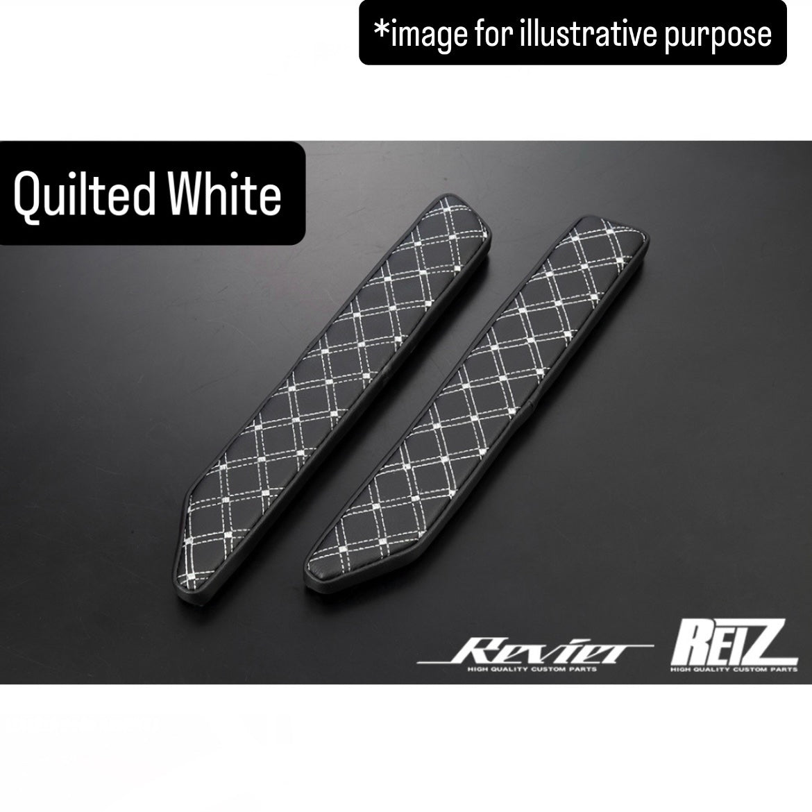 JB64W/JB74W Leather Door Armrest Left & Right Set for Suzuki Jimny / Jimny Sierra (3Colors, Standard & Quilted)