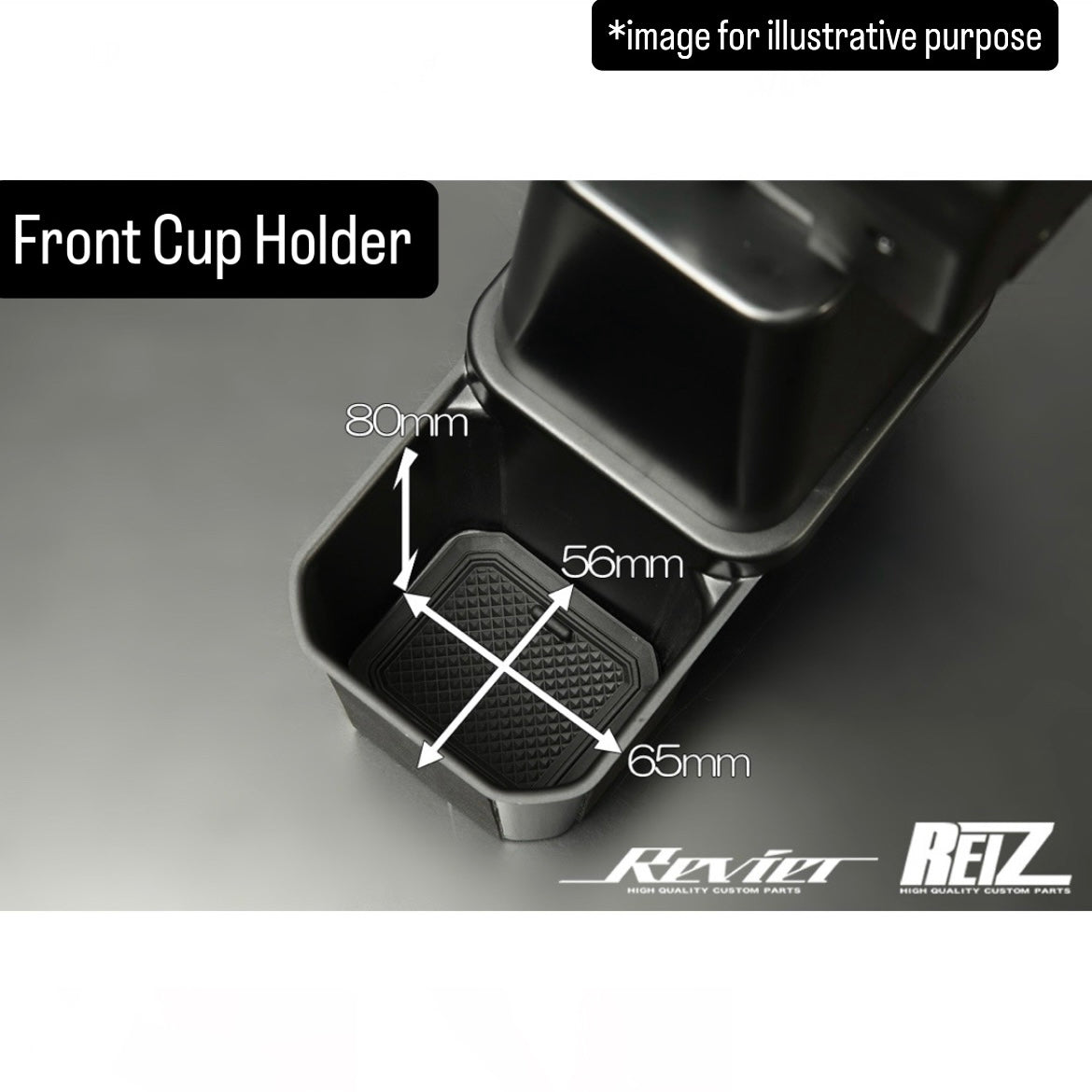 JB64W/JB74W/JC74W Adjustable Center Armrest with Storage & Cup Holder for Suzuki Jimny