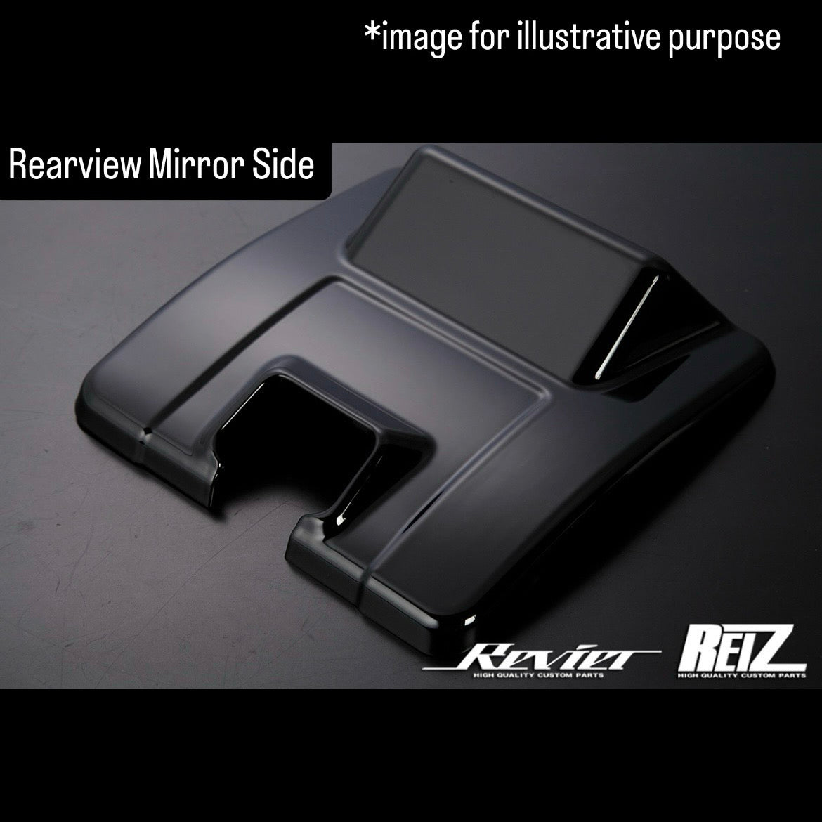 JB64W/JB74W/JC74W ABS Rearview Mirror Base Cover Trim for Suzuki Jimny / Jimny Nomade
