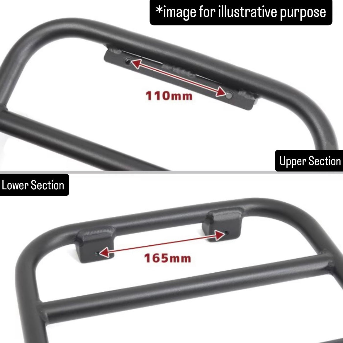 JB64W/JB74W/JC74W Aluminum Side Ladder for Suzuki Jimny / Jimny Sierra / Jimny Nomade (Lightweight Off-Road Style / Black / Model Year:July.2018 onward)