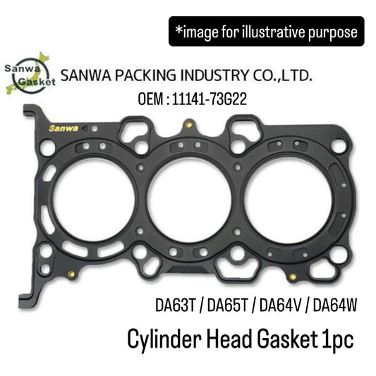 DA63T/DA65T/DA64V/DA64W Cylinder Head Gasket (Sanwa) for Suzuki Every Carry (OEM:11141-73G22)