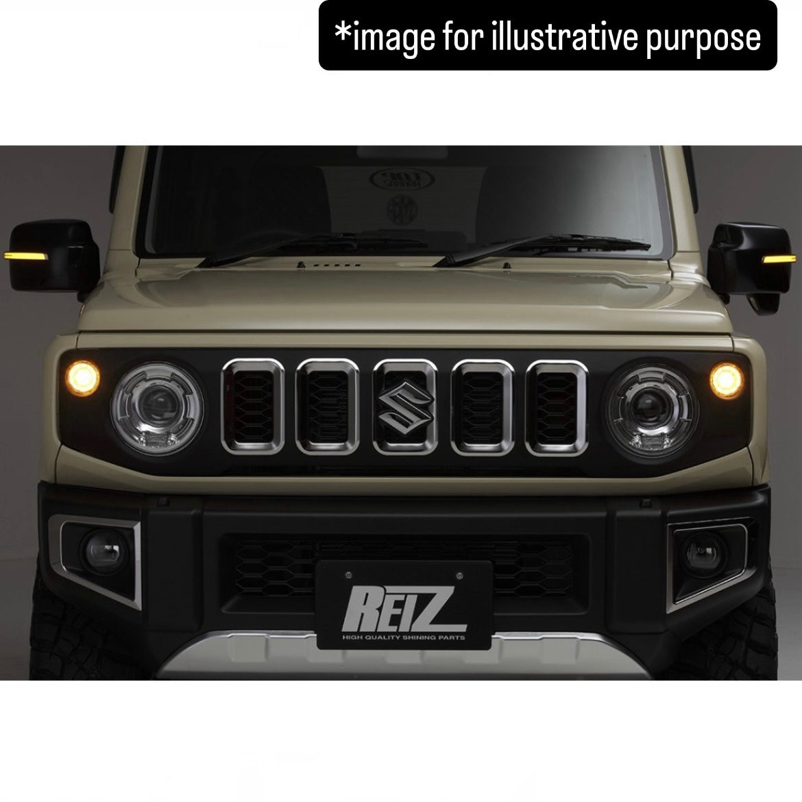 JB64W/JB74W/JC74W/MK53S/MK54S Sequential LED Front Turn Signal Light Left & Right Set Ryusei Version for Suzuki Jimny / Spacia Gear (2lens Options)