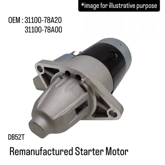 DB52T Remanufactured Starter Motor for Suzuki Carry (OEM:31100-78A20/31100-78A00)