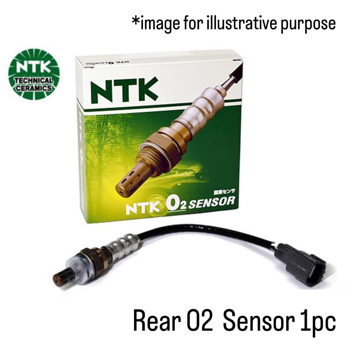 U62V (Engine:4A30) Rear O2 Sensor (NTK) for Mitsubishi Bravo (OEM:1588A247)
