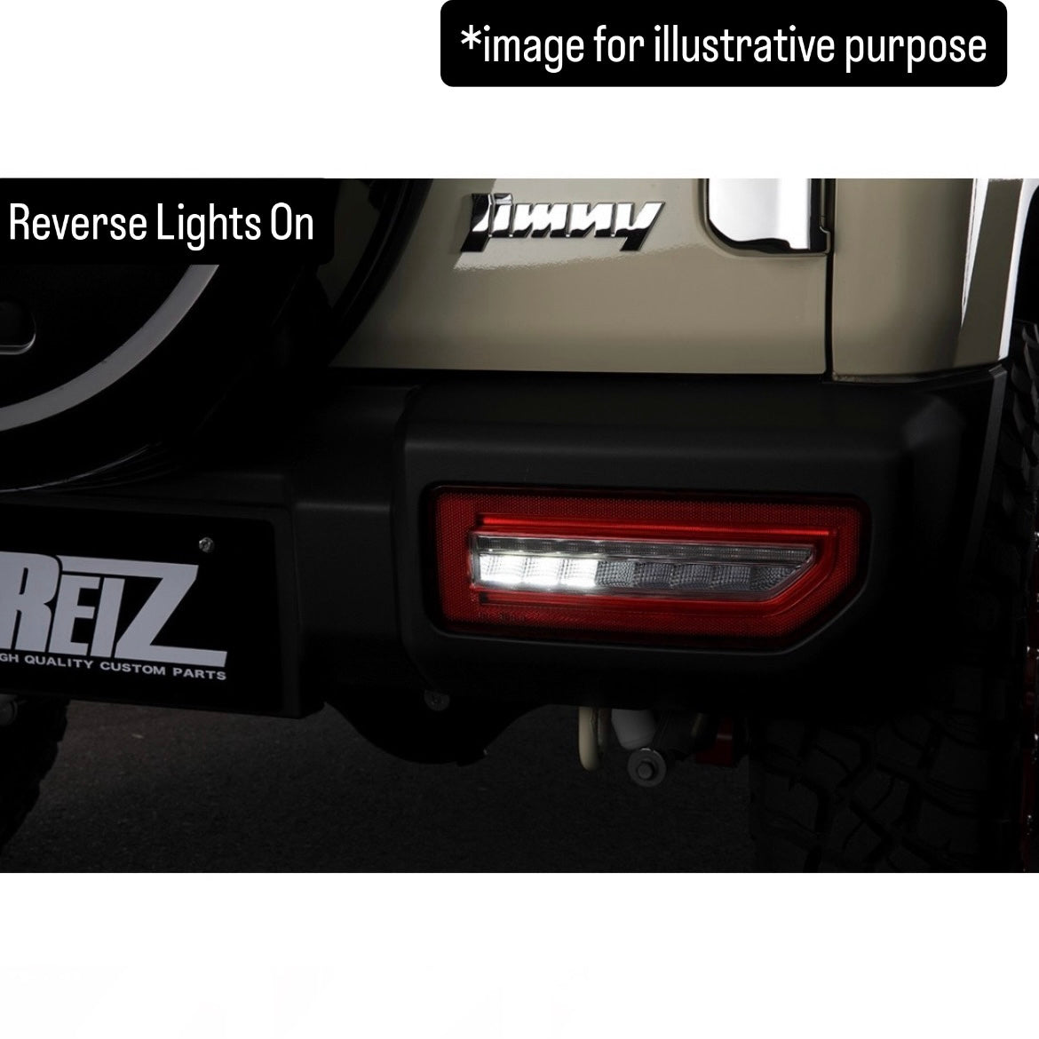 JB64W/JB74W/JC74W Full LED Tail Light Left & Right Set Ver.2 for Suzuki Jimny / Jimny Nomade (4lens Options, Switchable Sequential Turn Signals)