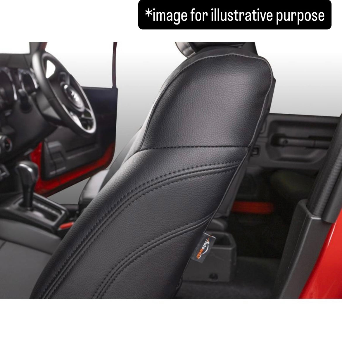 JB64W Dimple Seat Cover Full Set for Suzuki Jimny (50/50 Split Rear Seat, 2 Colors)