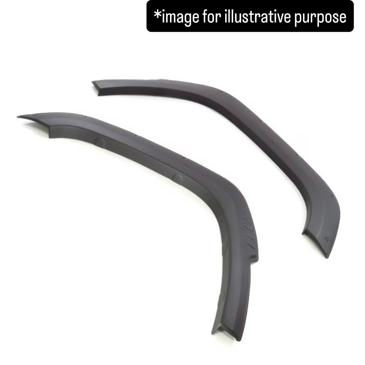 JB64W ABS Over Fender Flare 4pc Set for Suzuki Jimny (Matte Black / Dummy Bolts / Compatible with all model years of the JB64 series)