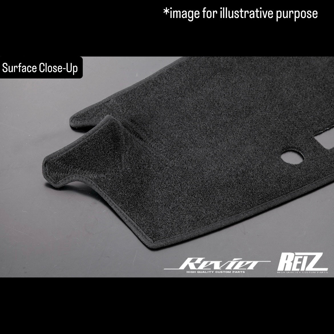 JB64W/JB74W/JC74W Black Dashboard Mat for Suzuki Jimny / Jimny Nomade (Anti-Glare & UV Protection)