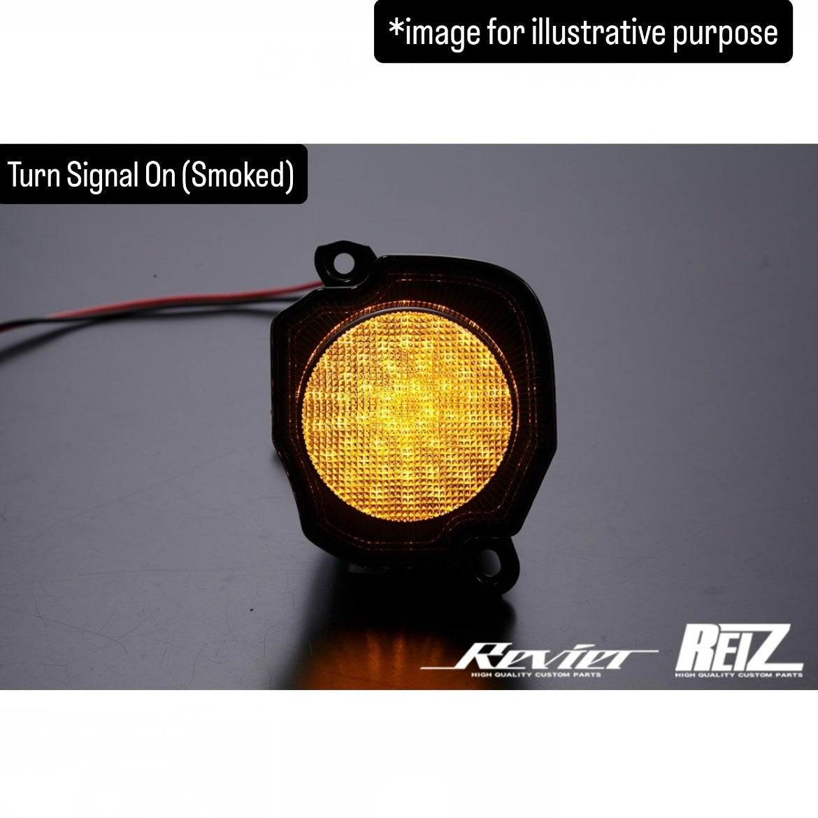 JB64W/JB74W/JC74W LED Front Turn Signal Light Left & Right Set Ver.2 for Suzuki Jimny / Spacia Gear / Flair Wagon Tough Style (2Types Options/Position Light & Switchable Sequential/Flash Mode)