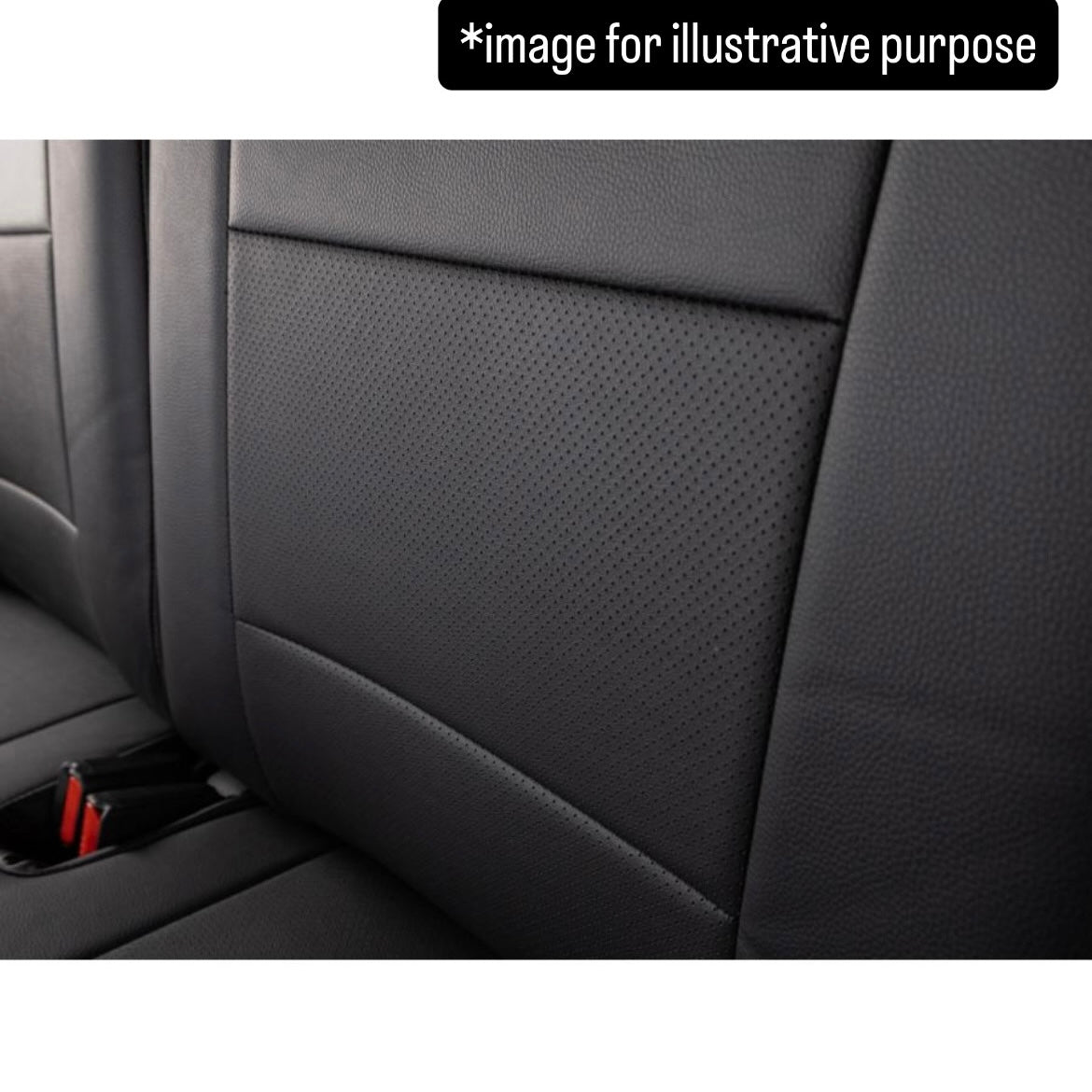 JB64W Dimple Seat Cover Full Set for Suzuki Jimny (50/50 Split Rear Seat, 2 Colors)