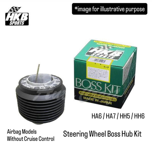 HA6/HA7/HH5/HH6 (Airbag Models/Without Cruise Control) Steering Wheel Boss Hub Kit (HKB) for Honda Acty