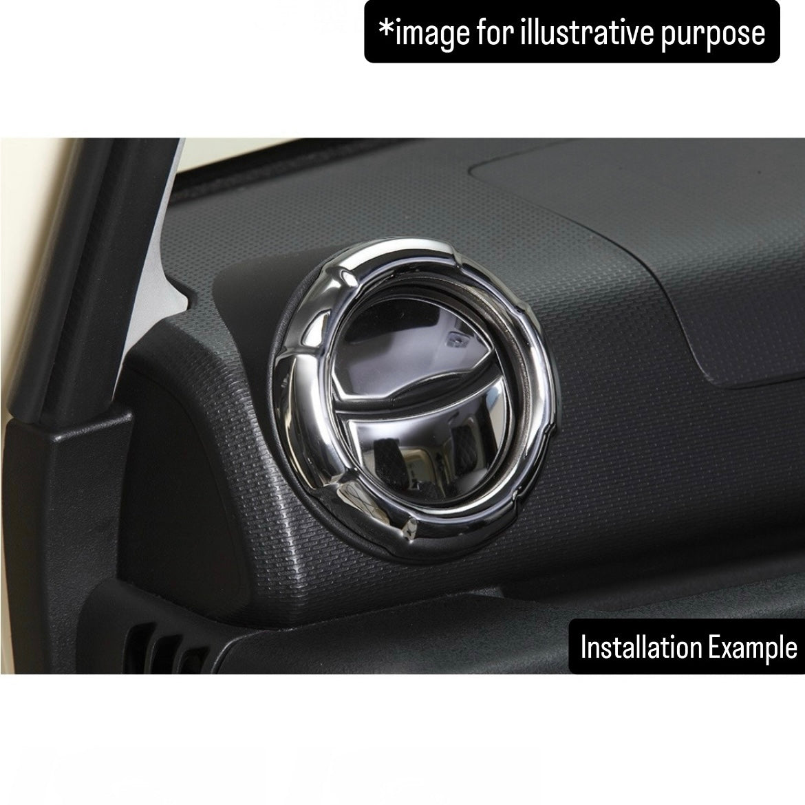JB64W/JB74W/JC74W Stainless Steel A/C Vent Ring & Air Duct Panel 6pc Set for Suzuki Jimny / Jimny Nomade