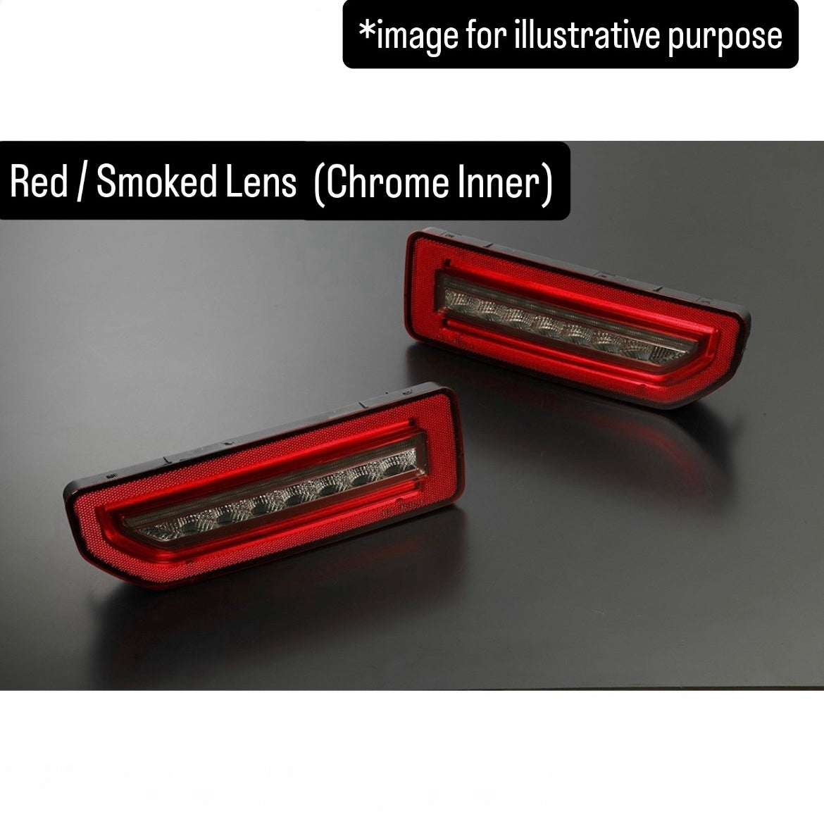 JB64W/JB74W/JC74W Full LED Tail Light Left & Right Set Ver.2 for Suzuki Jimny / Jimny Nomade (4lens Options, Switchable Sequential Turn Signals)