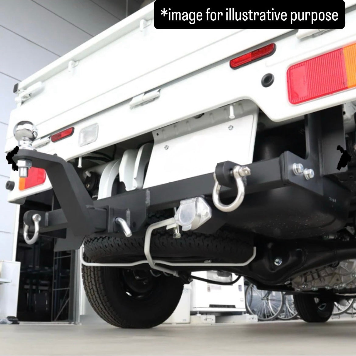 DA16T/DA63T/DA65T Suzuki Carry Super Carry Class A 500kg Trailer Hitch Tow Bar with Shackle & Ball Mount