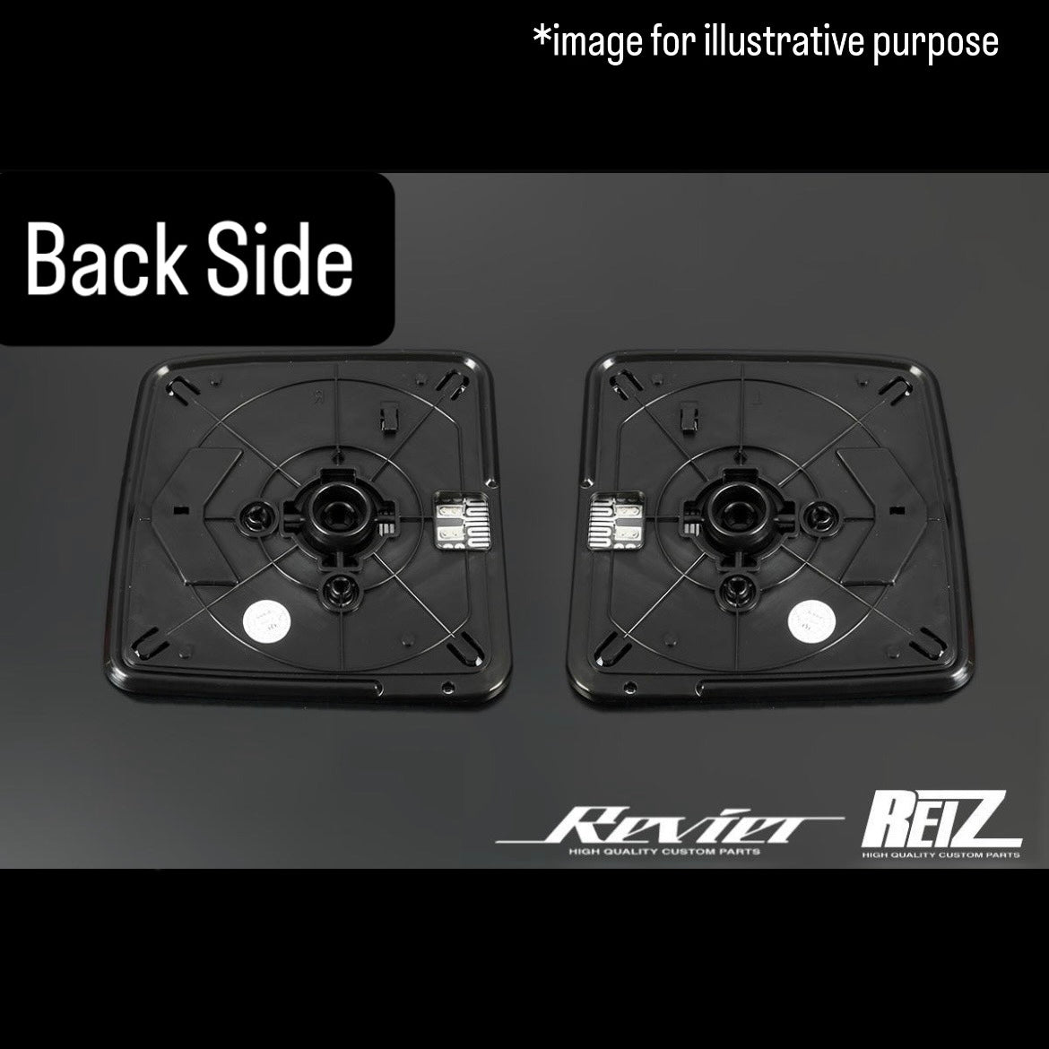 JB64W/JB74W/JB23W/JB43W/DA64W/DA64V Replacement Blue Wide Side Mirror Lense Left & Right Set for Suzuki Jimny / Every