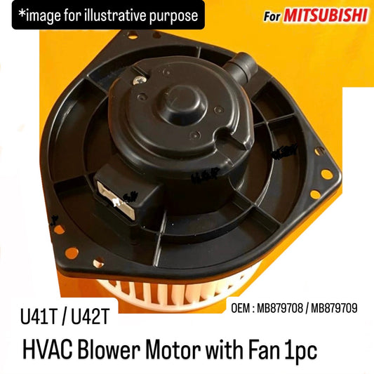 U41T/U42T HVAC Blower Motor with Fan for Mitsubishi Minicab (OEM:MB879708/MB879709)