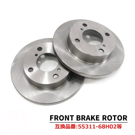 DA64/DA17/DA63T/DA16T Front Brake Disc Rotor Set (Left & Right) – OEM Replacement, Compatible with Suzuki Every / Carry – Part No. 55311-68H02 / 55311-68H00