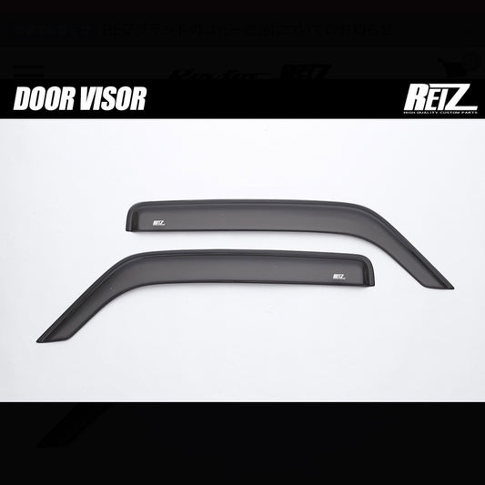 DA16T Carry / Super Carry REIZ Logo Door Visor Vehicle-Specific with Double-Sided Tape & Mounting Clips