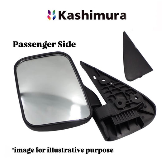 S100P/S110P/S200P/S210P Door Mirror/Back Mirror Left Side (Passenger Side) with Mirror (Kashimura Genuine) for Daihatsu Hijet