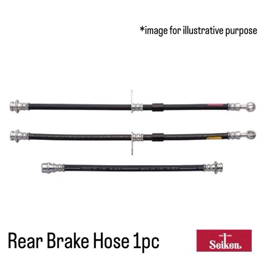 U42V (Engine:3G83) Rear Brake Hose (Seiken) for Mitsubishi Bravo (OEM:MR129725)
