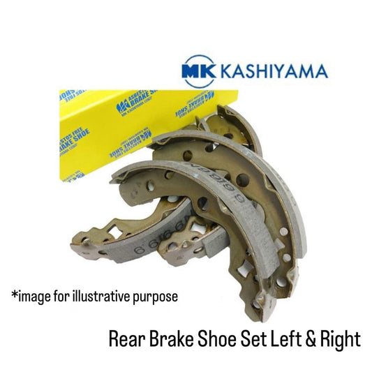 TT1 Subaru Sambar / Dias / Try – 1set Rear Brake Shoes (Leading & Trailing side) MK Kashiyama Z9952-10 OEM Replacement