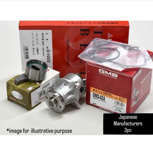 S200P/S200C/S210P/S210C (Engine:EFVE) Timing Belt 3pc set Daihatsu Hijet Truck (Early Model)