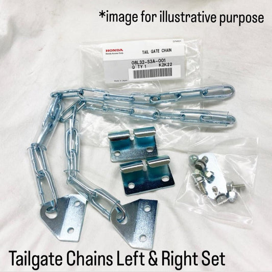 HA6/HA7/HA8/HA9 (Engine:E07Z) Tailgate Chains Left & Right Set (Honda Genuine) for Acty