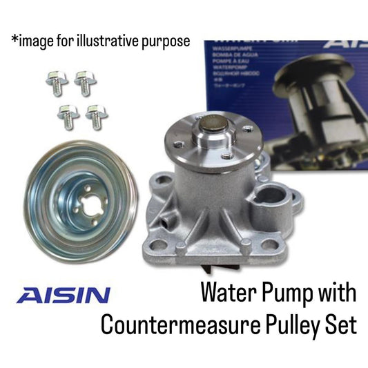 S500P/S510P Water Pump with Countermeasure Pulley Set (AISIN) for Daihatsu Hijet (OEM:16100-B9459)