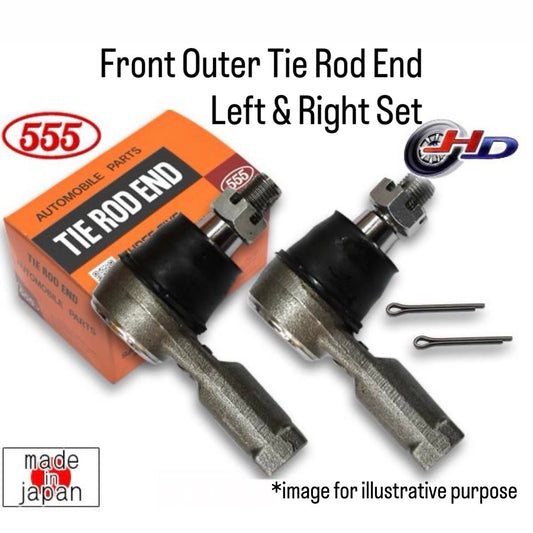S201P Front Outer Tie Rod End Left & Right Set (555) for Daihatsu Hijet (OEM:45046-B9100/45047-B9080)