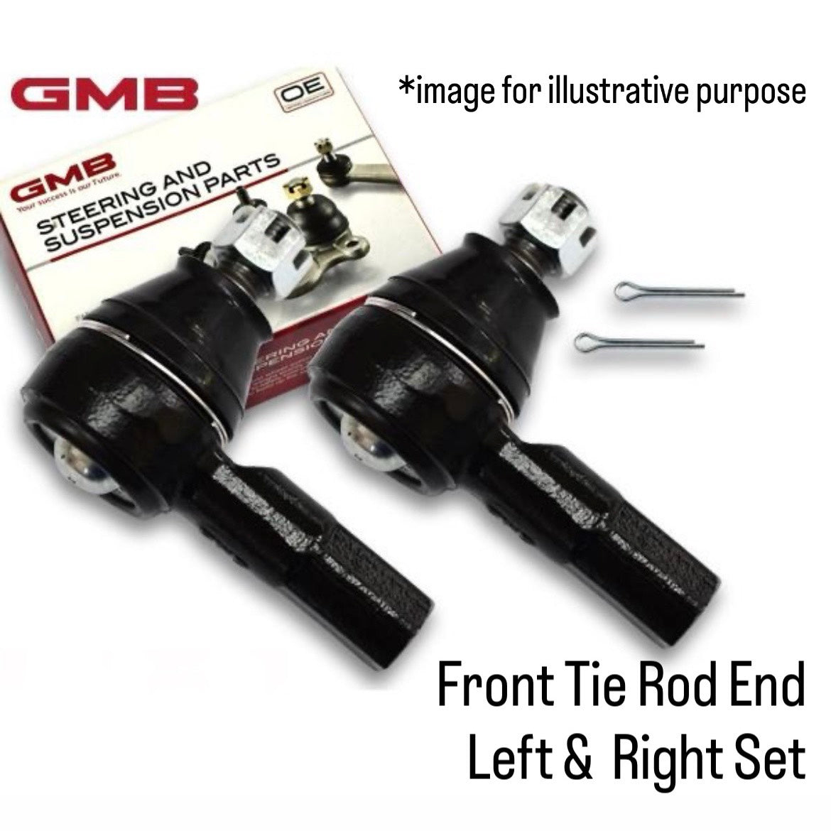 DA16T Front Tie Rod End Left & Right Set (GMB) for Suzuki Carry (OEM:48810-72M00)