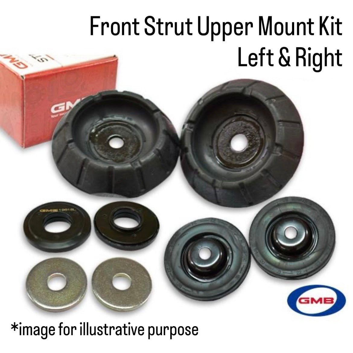 DA16T Front Strut Upper Mount Kit Left & Right (GMB) for Suzuki Carry (Chassis No. 240001~/380000~)