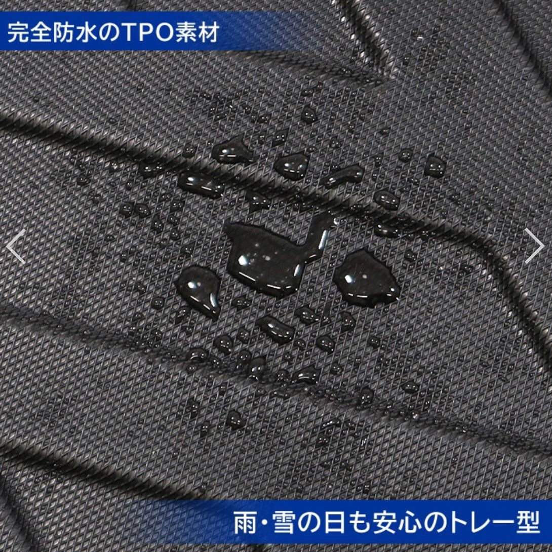 DA16T 3D Rear Luggage Floor Mat (Waterproof / Black TPO Rubber) for Suzuki Super Carry – Cargo Area / Back Seat Interior Custom Mat