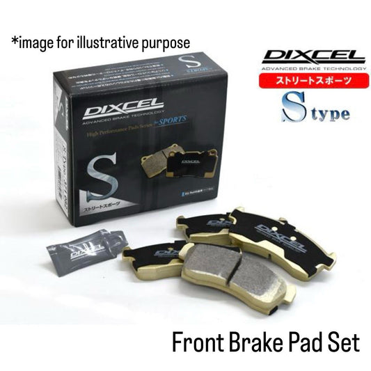 HA23S/HA23V Front Brake Pad Set (DIXCEL/S-Type) for Suzuki Alto (Dec.2000~Aug.2003)