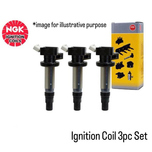 HA23S/HA23V/HA24S Ignition Coil 3pc Set (NGK) for Suzuki Alto (OEM:33400-76G21/33400-85K20)