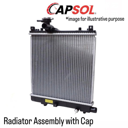 HA22S/HA23S/HA23V/HE21S/MC22S (NA/AT/MT) Radiator Assembly with Cap (CAPSOL) for Suzuki Alto / Alto Lapin / Wagon R