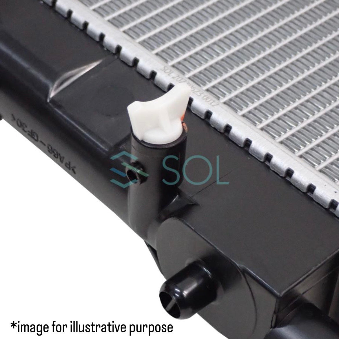 HA22S/HA23S/HA23V/HE21S/MC22S (NA/AT/MT) Radiator Assembly with Cap (CAPSOL) for Suzuki Alto / Alto Lapin / Wagon R