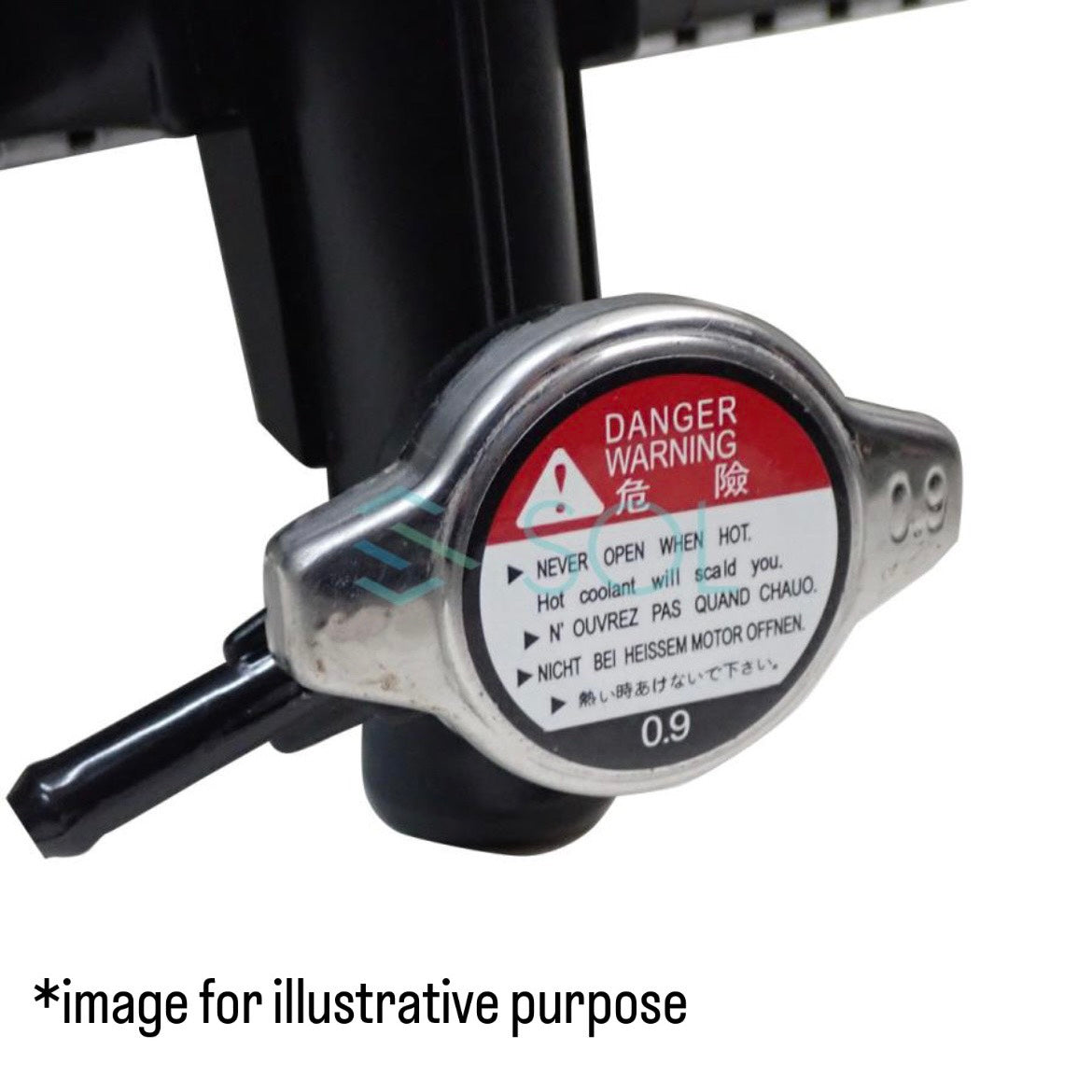 HA22S/HA23S/HA23V/HE21S/MC22S (NA/AT/MT) Radiator Assembly with Cap (CAPSOL) for Suzuki Alto / Alto Lapin / Wagon R