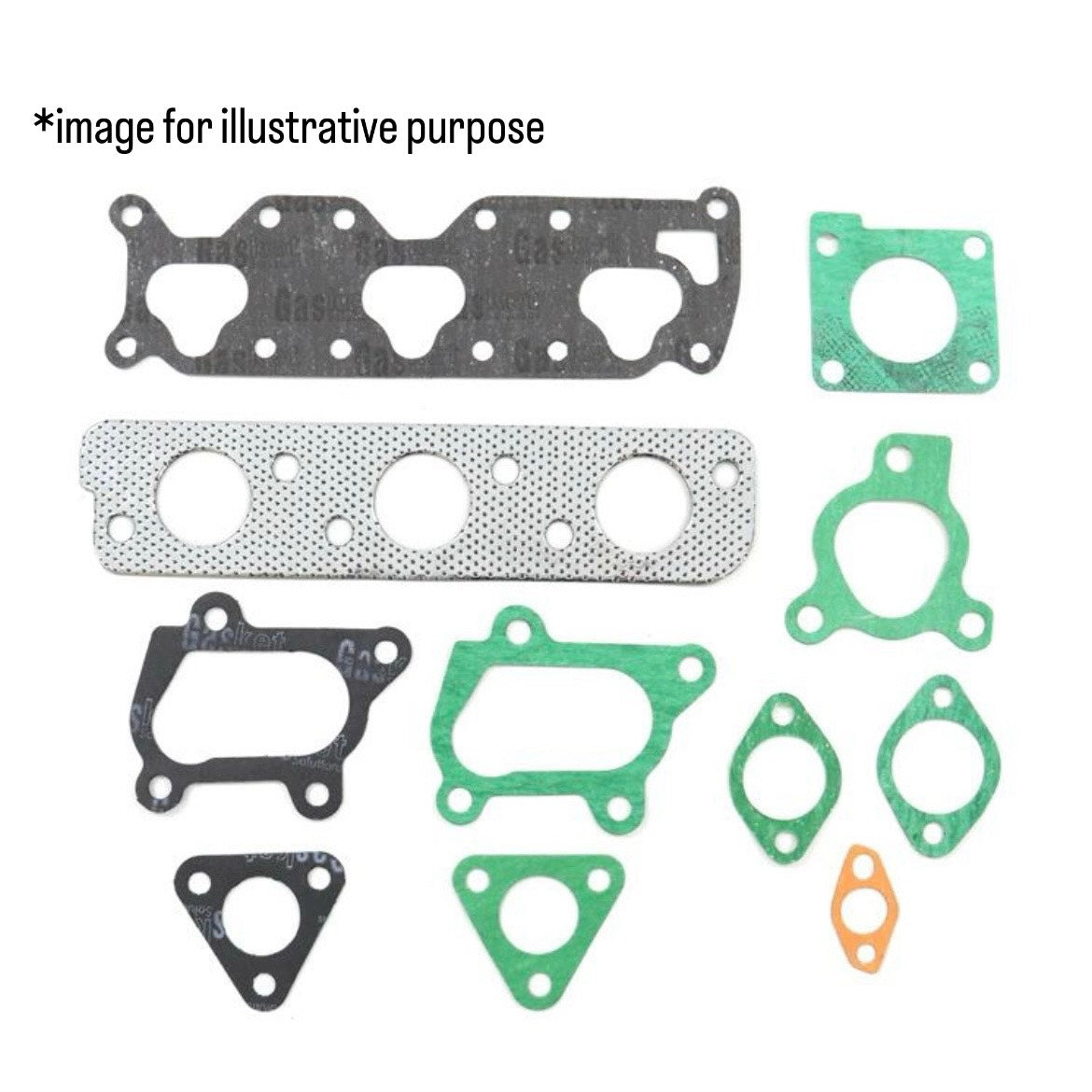 HA22/HA23/HA24/HA25/JB23W/DA63T/DA65T/DA64V/DA64W/MH21S (Engine:K6A) Cylinder Head Gasket Overhaul Kit for Suzuki Alto / Jimny / Carry / Every / Wagon R, etc.