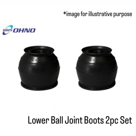 HE22S/HA25S/HA25V/HA35S (Engine:K6A/R06A) Lower Ball Joint Boots 2pc Set (OHNO Rubber) for Suzuki Alto / Lapin (OEM:45714-68810)