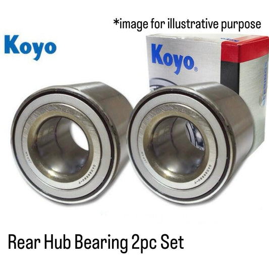 HA25S/HA25V (Engine:K6A) Rear Hub Bearing 2pc Set (JTEKT) for Suzuki Alto (OEM:46860-76G04)