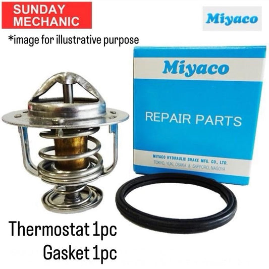 S110C/S110CT/S110P/S110V/S110W (Engine:EF-GS) Thermostat with Gasket (Miyaco) for Daihatsu Hijet (Dec.1995~Dec.1998)