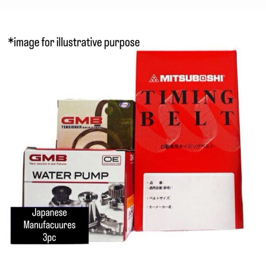 DB52T (Engine:F6A/NA/4-valve) Timing Belt 3pc Set Suzuki Carry (From Nov.1999)