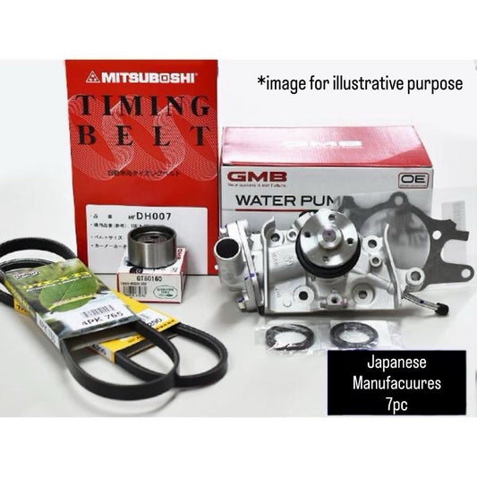 S200P/S210P/S200C/S210C (Engine:EFSE) Timing Belt 7pc Set Daihatsu Hijet NA (Late Model Nov,2004~Nov,2007)