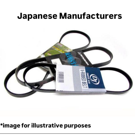 HA3/HA4/HH3/HH4 (Engine:E07A) Fan Belt Set 2pc for Honda Acty